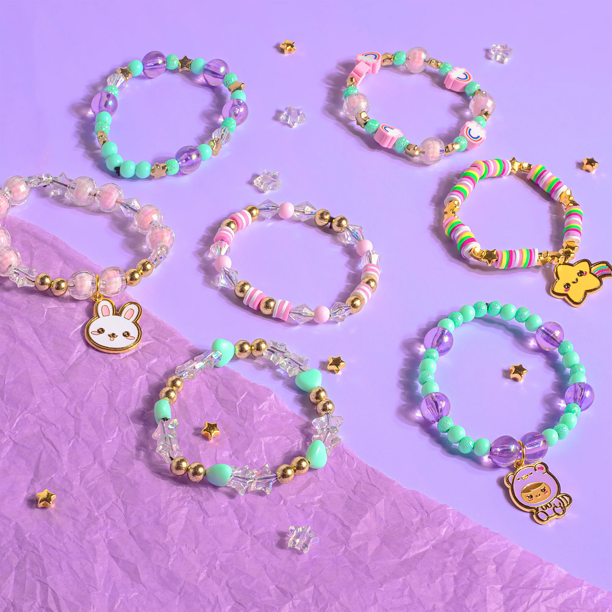 Fashion Angels Kawaii Cuties Bracelet Design Kit With 10 Charms - Image 3