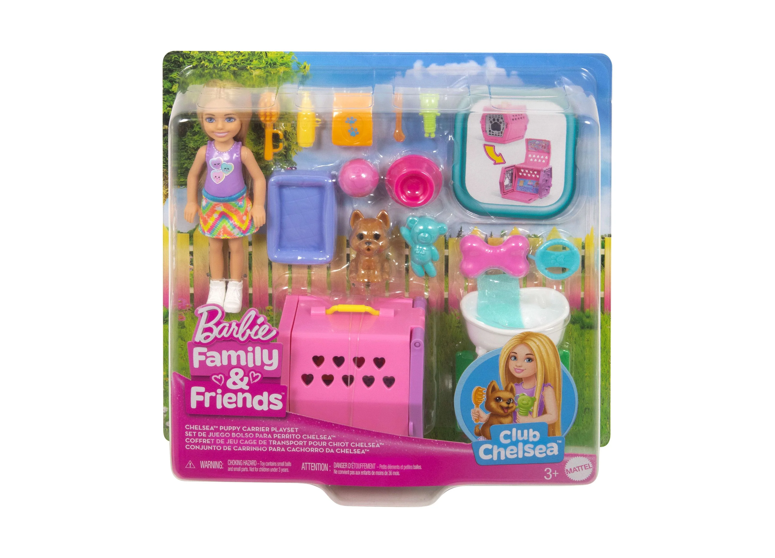 Barbie Chelsea Puppy Playset with Transformative Carrier and Doll - Image 2