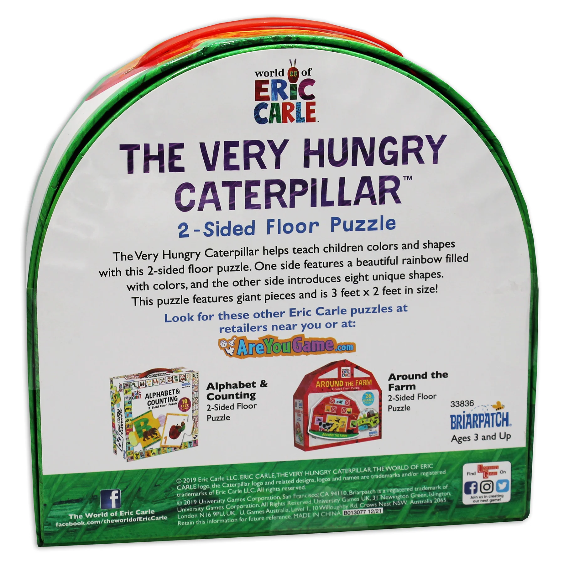 Briarpatch Eric Carle Very Hungry Caterpillar 26-Piece Floor Puzzle - Image 3