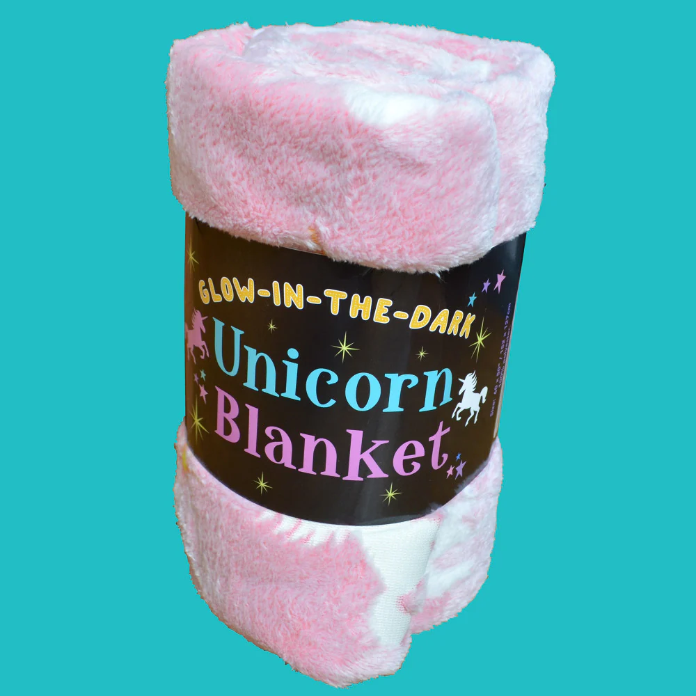 Buddy & Barney Majestic Glow-In-The-Dark Unicorn Blanket - Image 5