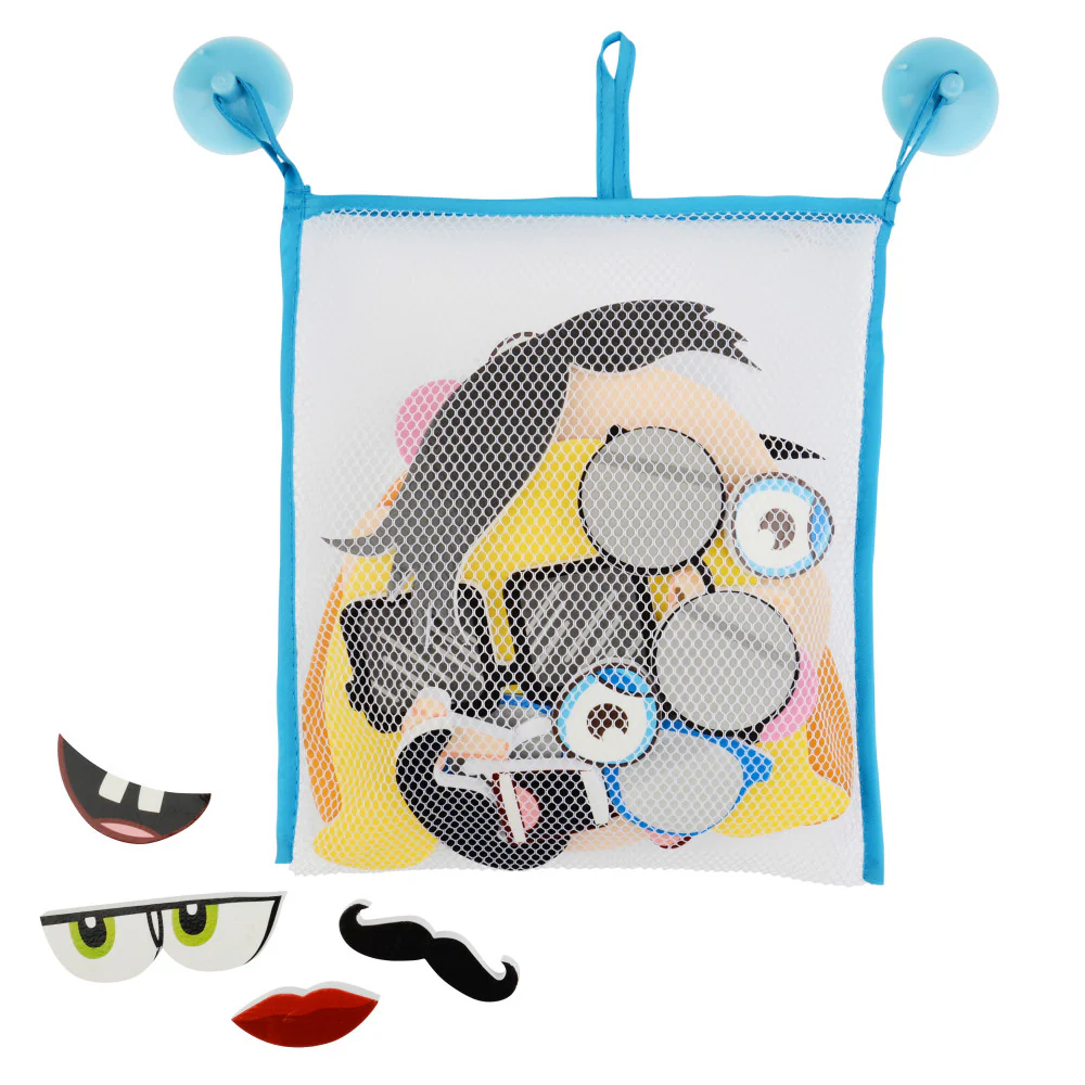 Buddy & Barney Silly Faces 36 Reusable Bath Stickers - Image 2