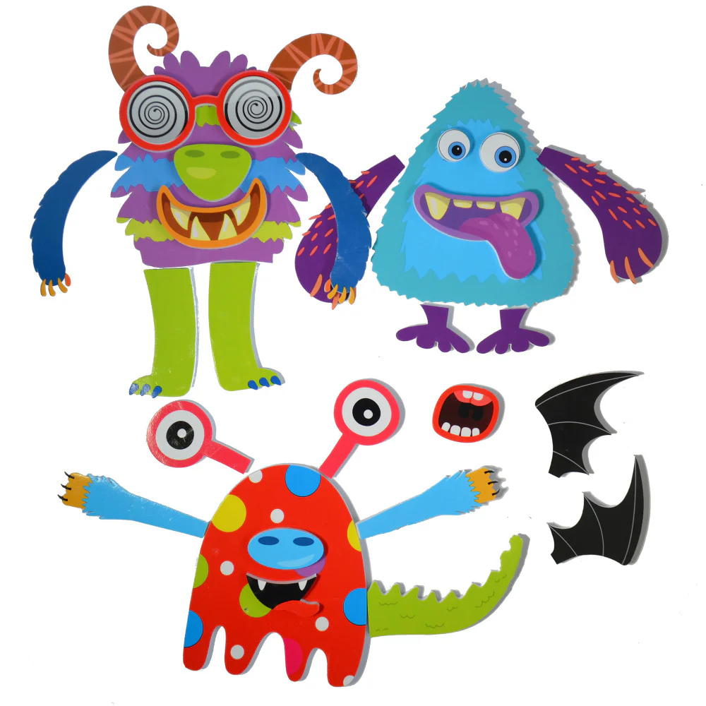 Buddy & Barney Silly Monsters Bath Time Stickers - Image 2