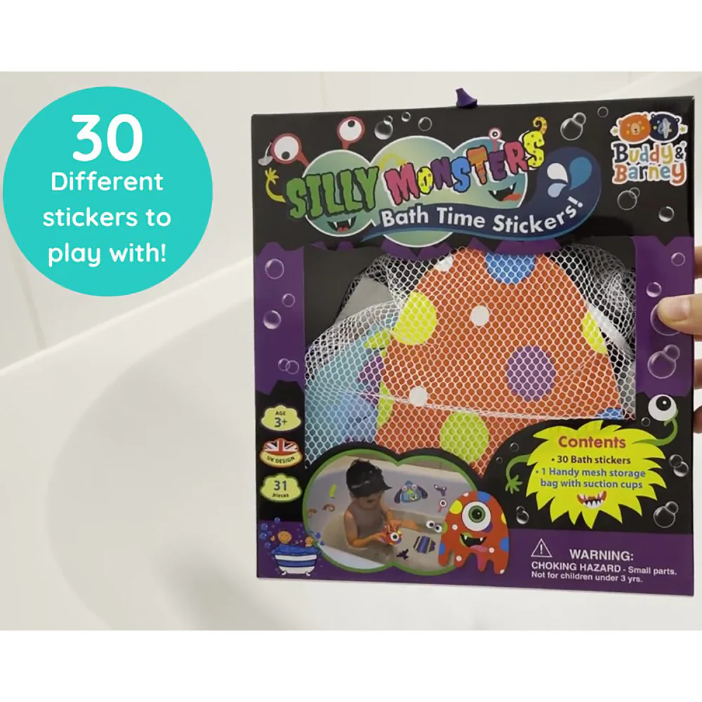 Buddy & Barney Silly Monsters Bath Time Stickers - Image 7