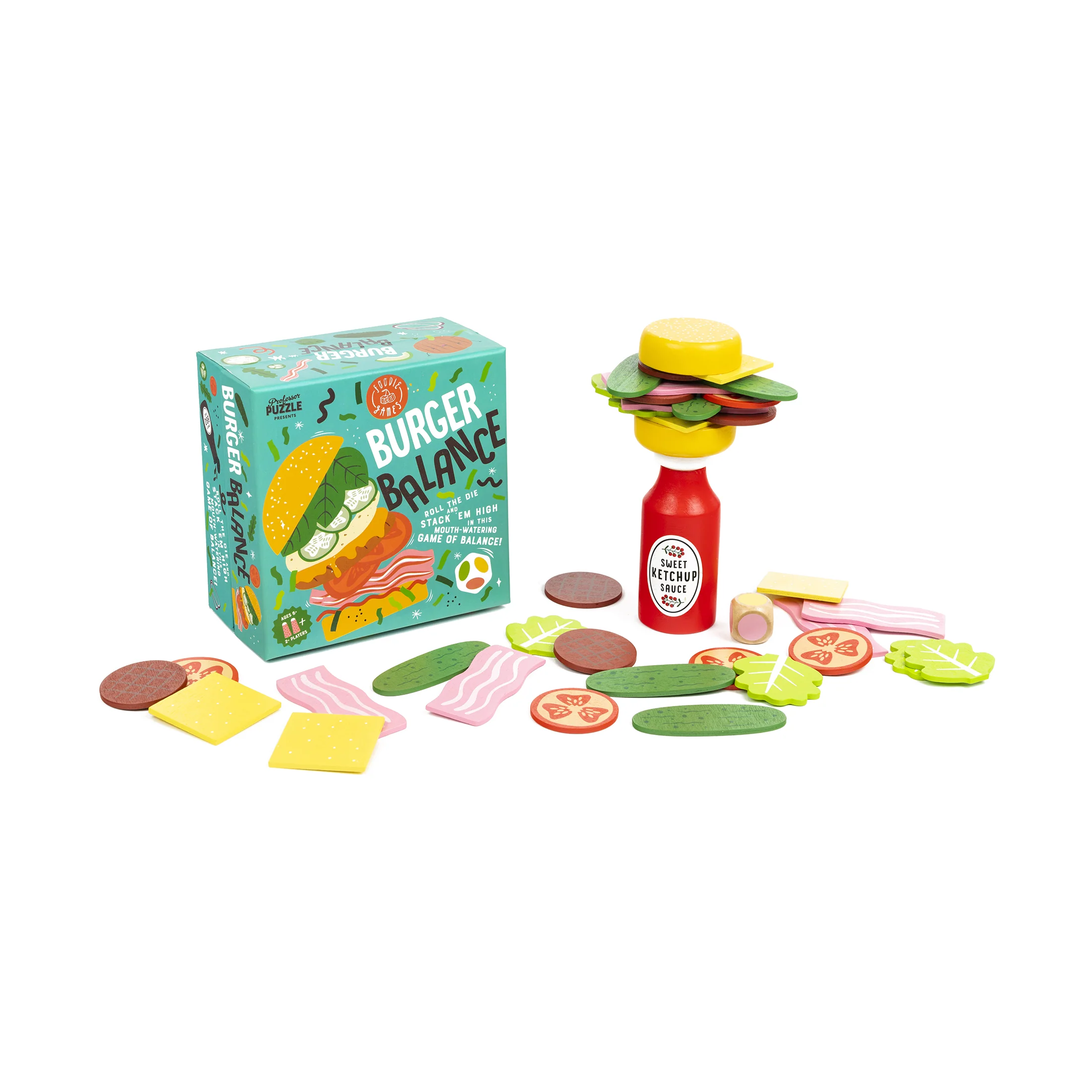 Burger Balance Family Stacking Game by Professor Puzzle - Image 2