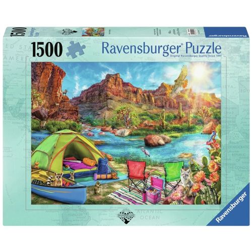 Ravensburger Canyon Camping Scenic Jigsaw Puzzle - 1500 pc