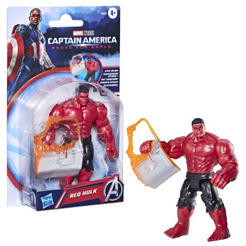 Marvel Captain America: Brave New World 12-inch Deluxe Red Hulk Action Figure - Image 3