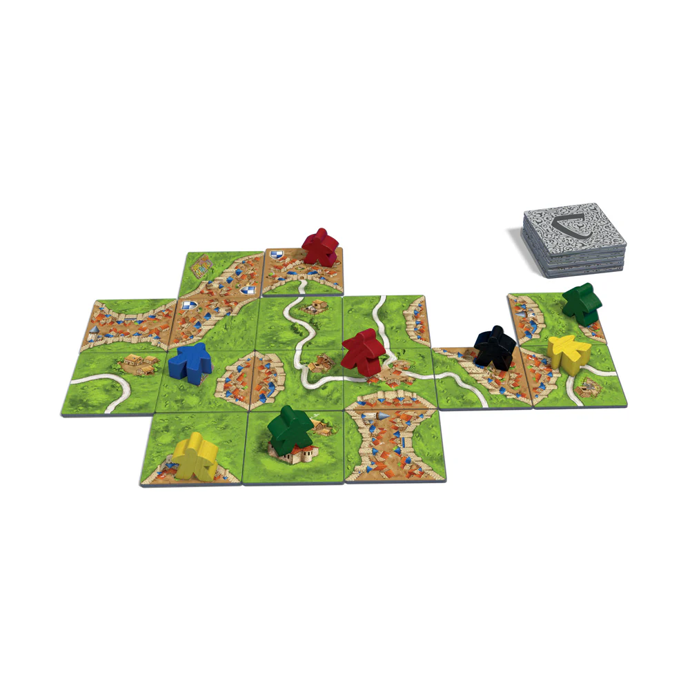 Carcassonne Strategy Board Game with The River and The Abbot Expansions - Image 3