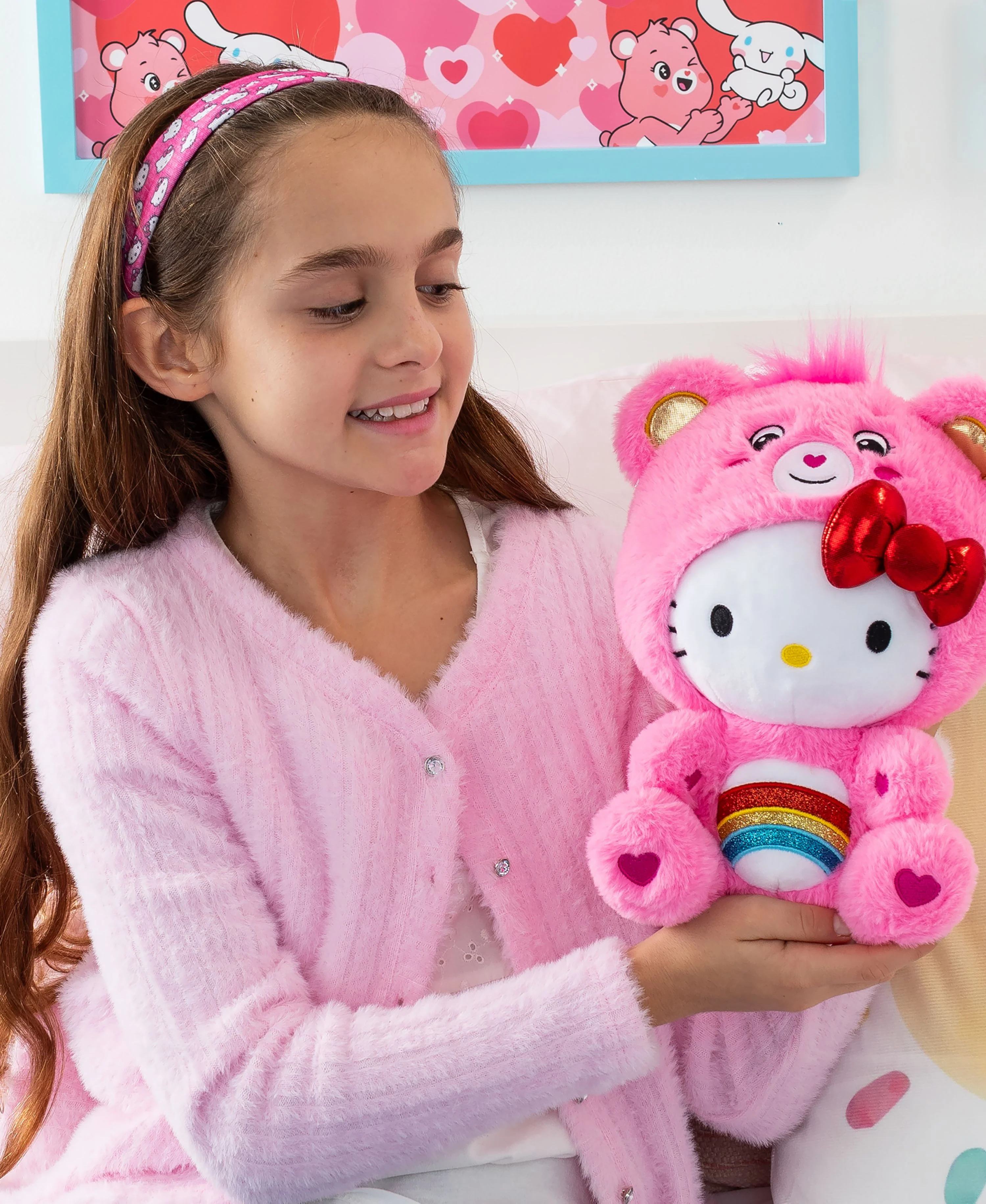 Hello Kitty Care Bears 10 inch Cheer Bear Plush Toy - Image 2