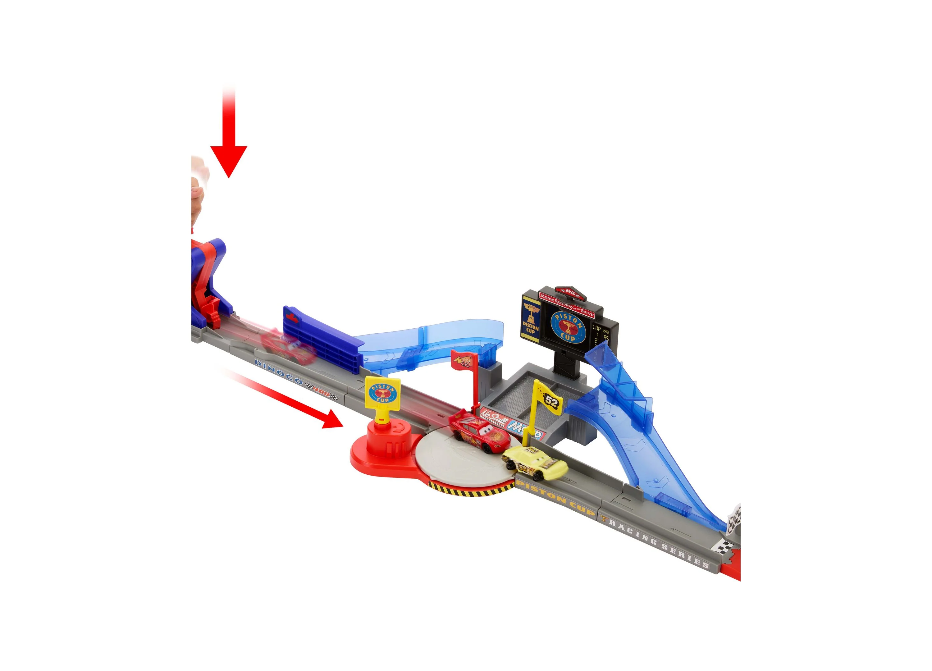 Disney Pixar Cars Stunting Speedway Playset with Piston Cup - Image 6
