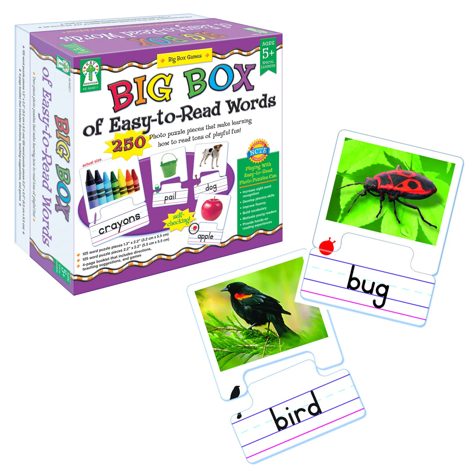 Carson Dellosa Big Box of Easy-to-Read Words - Educational Board Game for Kids - Image 2