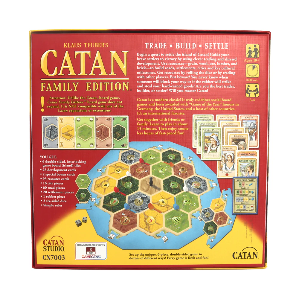 Catan Family Edition Board Game - Image 2