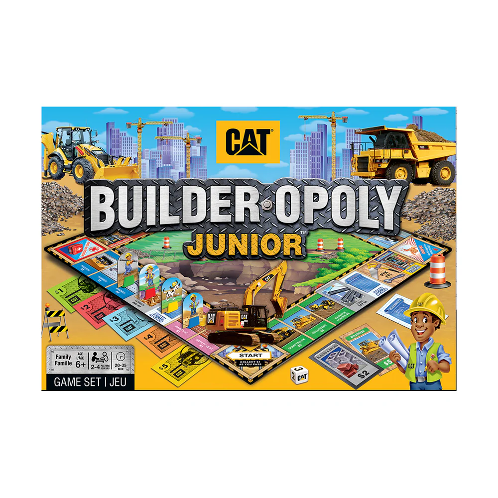 Caterpillar Builder Opoly Junior Board Game - Image 2