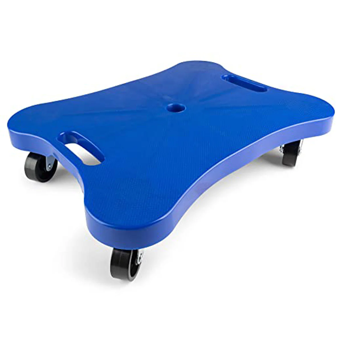 Champion Sports Contoured Plastic Scooter with Handles, Royal Blue - Image 2