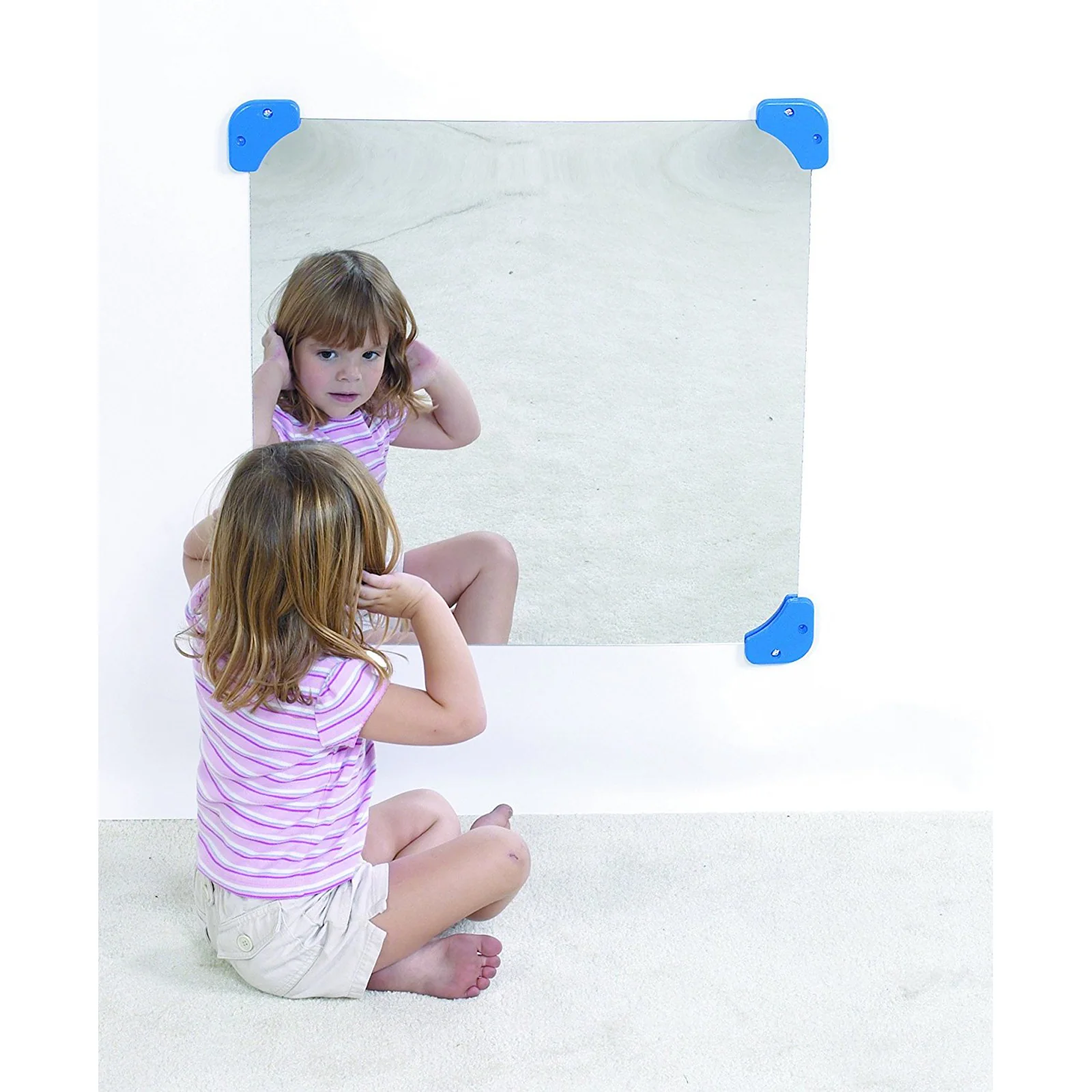 Children's Factory 24" Square Mirror – Interactive Play Mirror - Image 2
