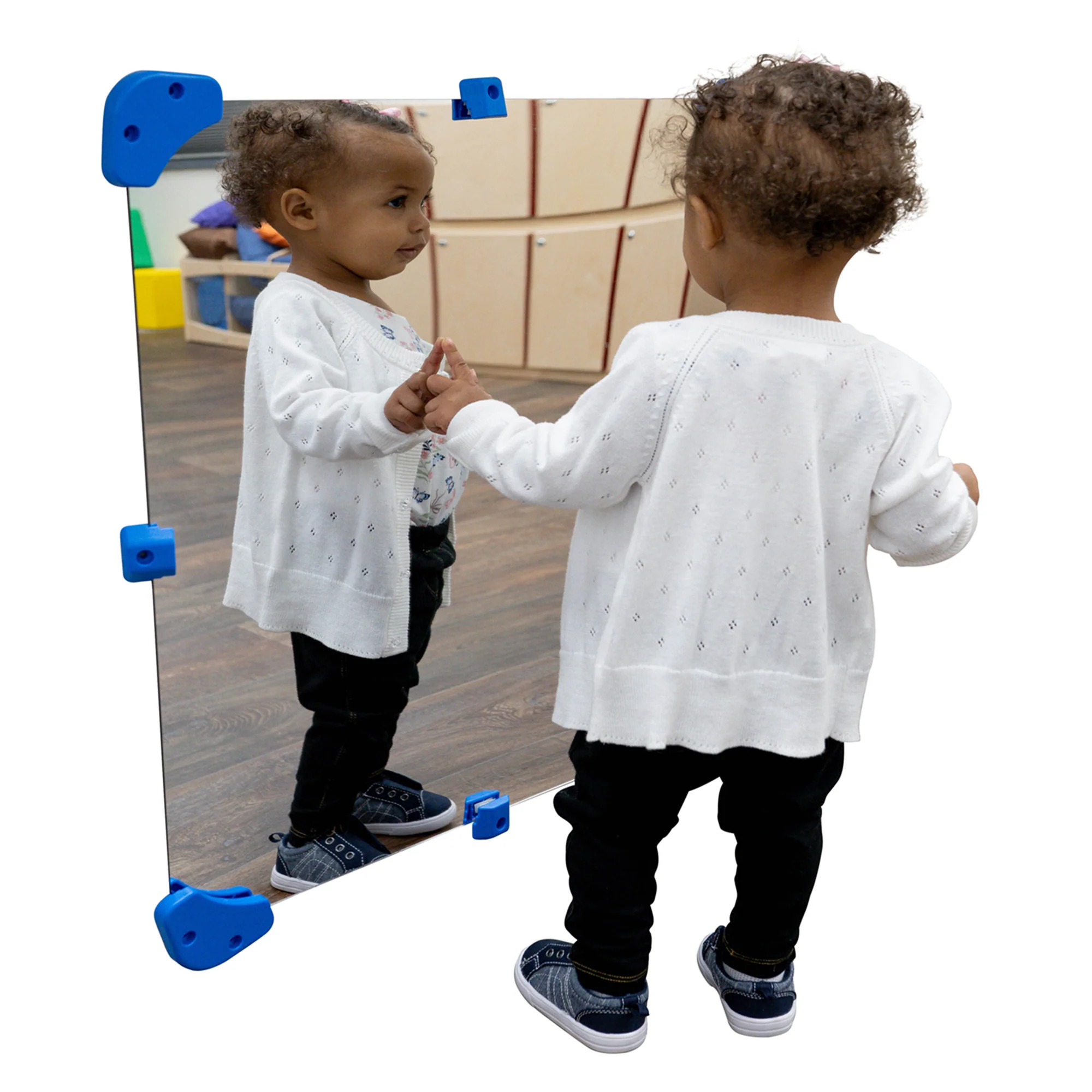 Children's Factory 24" Square Mirror – Interactive Play Mirror - Image 3