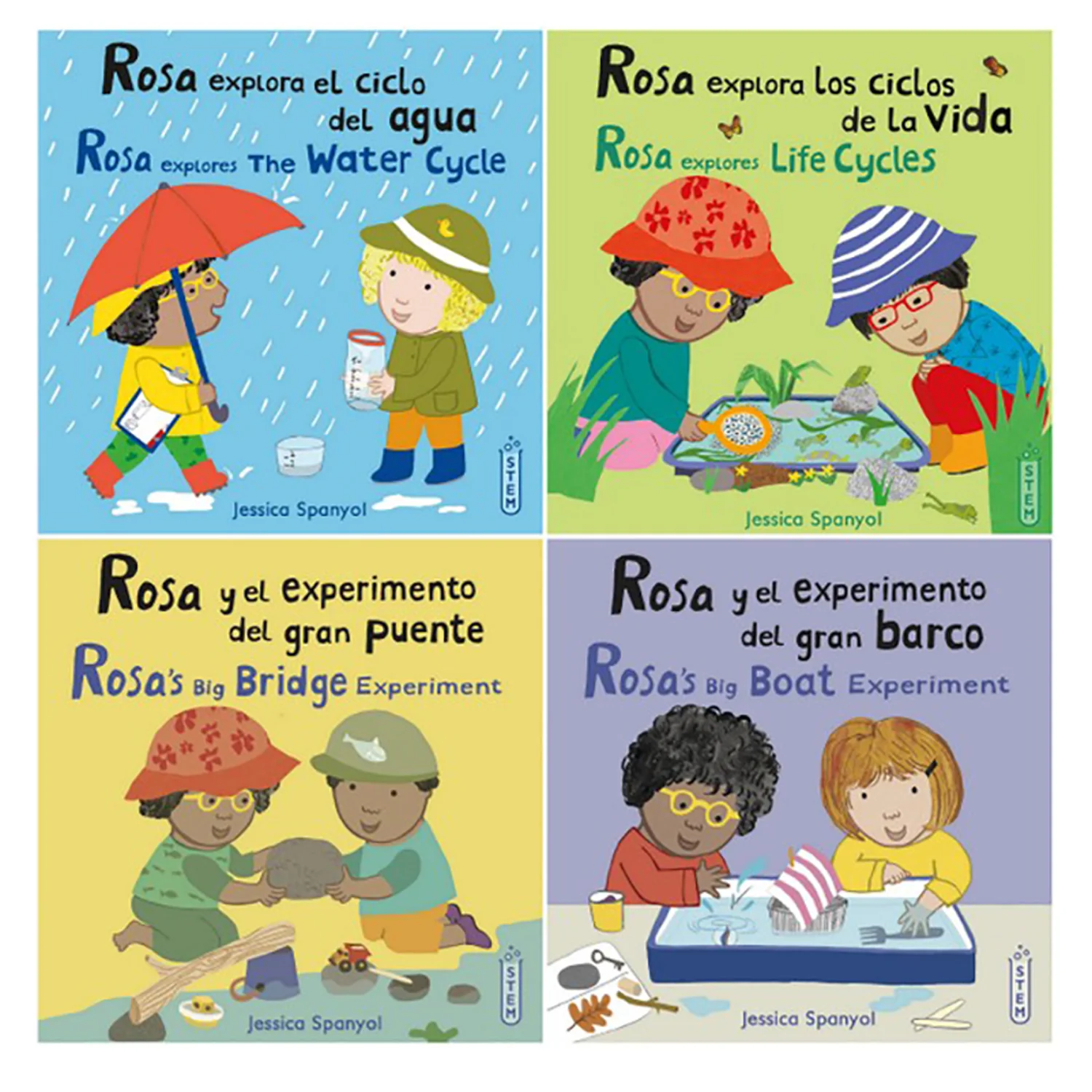 Child's Play Books Rosa's Workshop Bilingual STEM 8-Book Set - Image 3