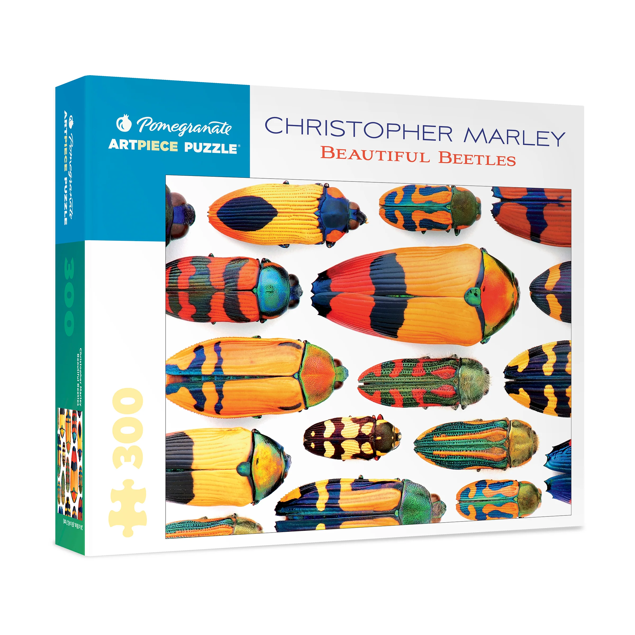 PomegranateKids Christopher Marley's Beautiful Beetles Puzzle - 300 pcs - Image 2
