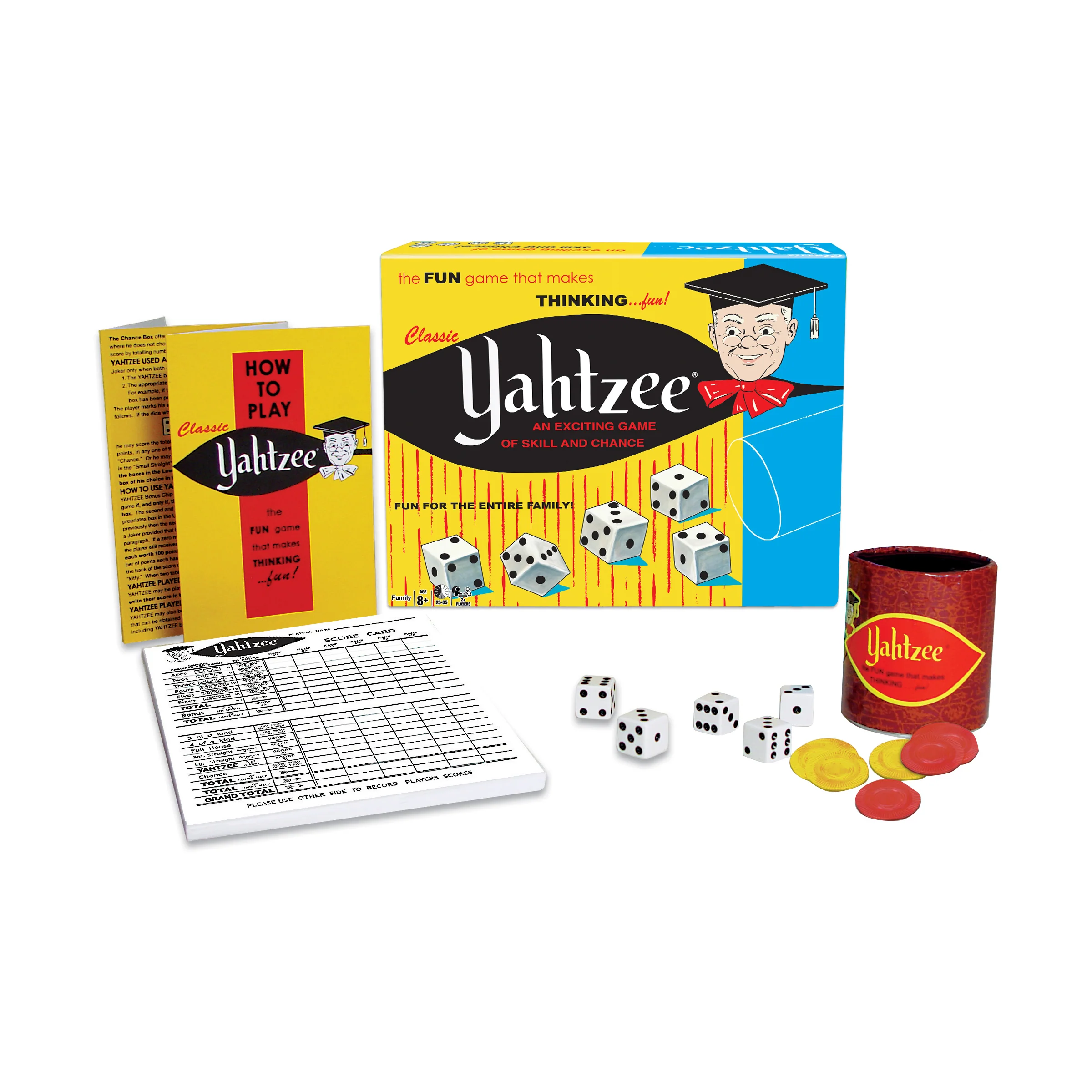 Classic Yahtzee Vintage Dice Game - Image 2