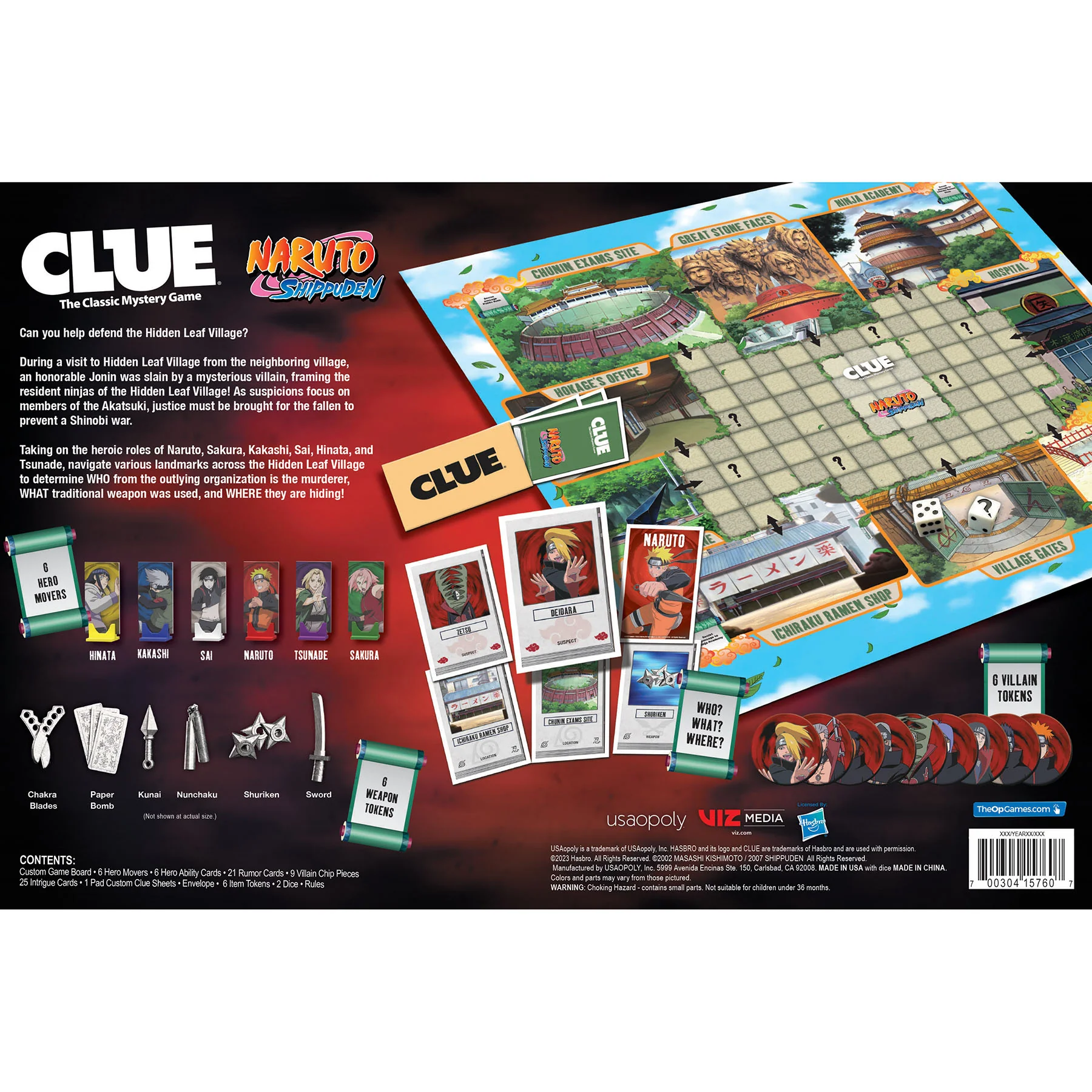 Naruto Shippuden CLUE Board Game - Image 3
