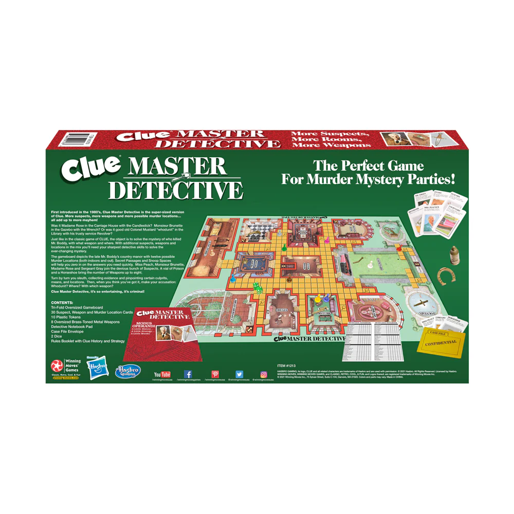 Clue Master Detective Expanded Board Game - Image 3