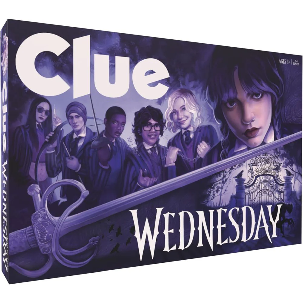 Wednesday Addams Clue Mystery Board Game