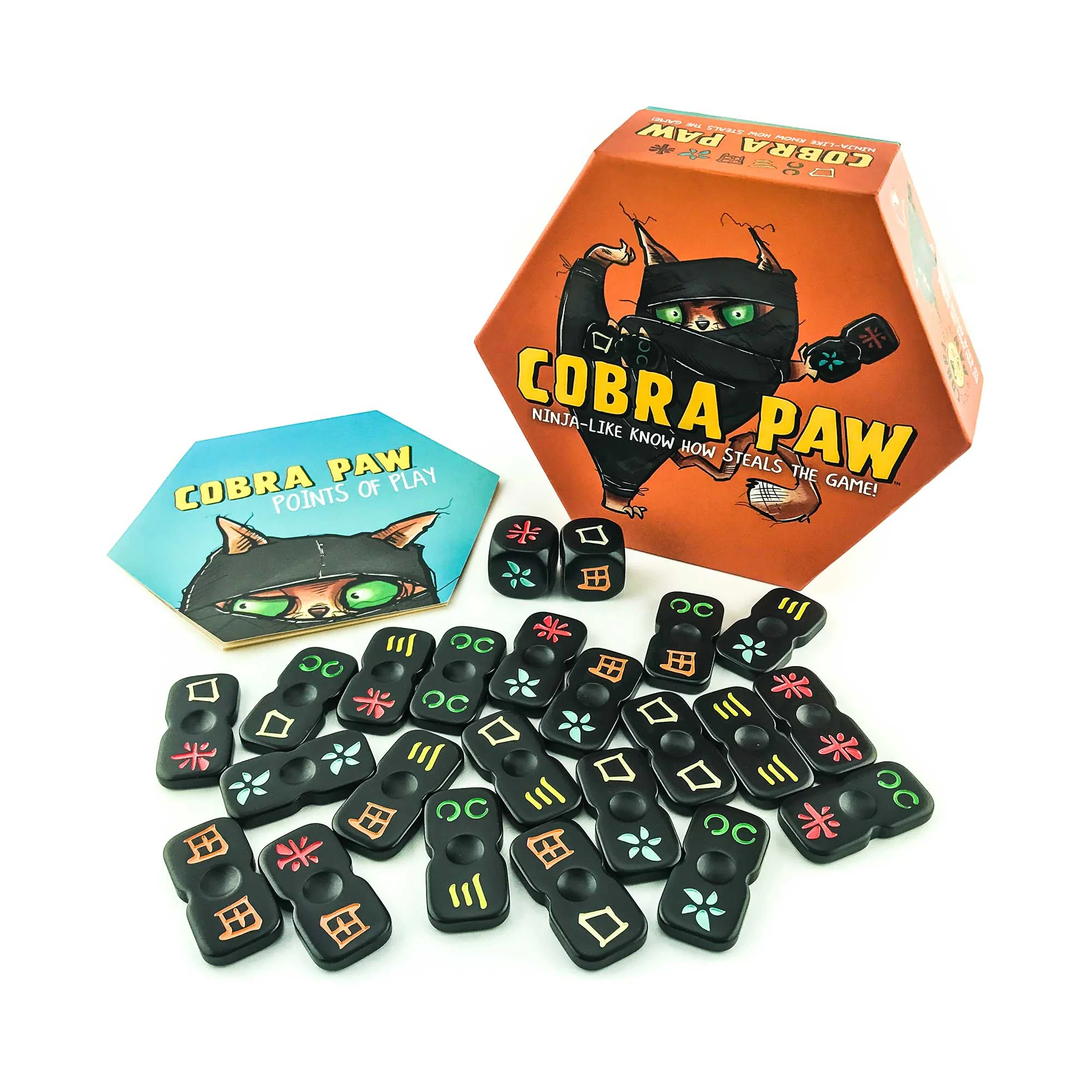 Cobra Paw Ninja Challenge Tile-Snatching Board Game - Image 3
