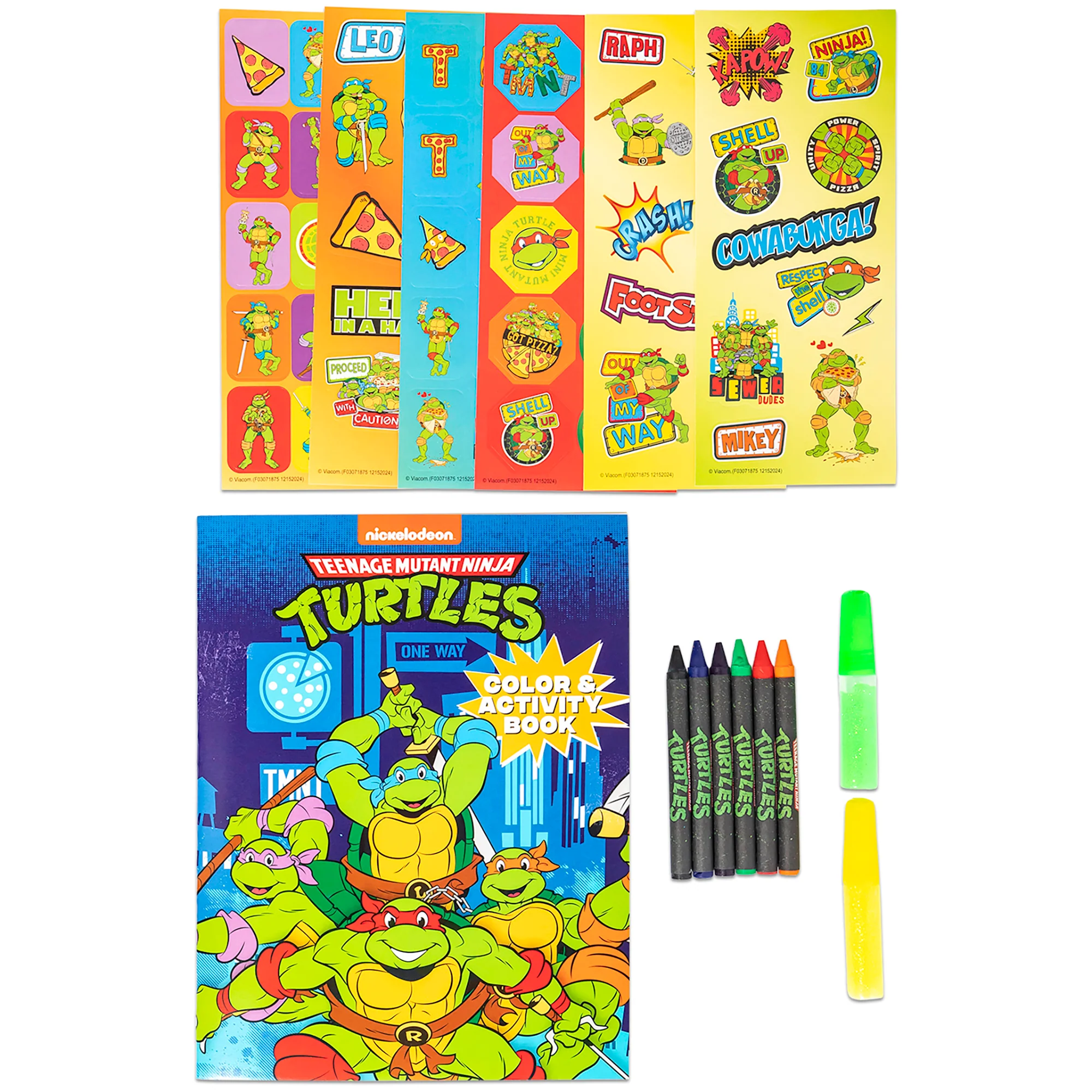 Inkology TMNT Color Activity Set With 24-Page Book And Stickers - Image 3