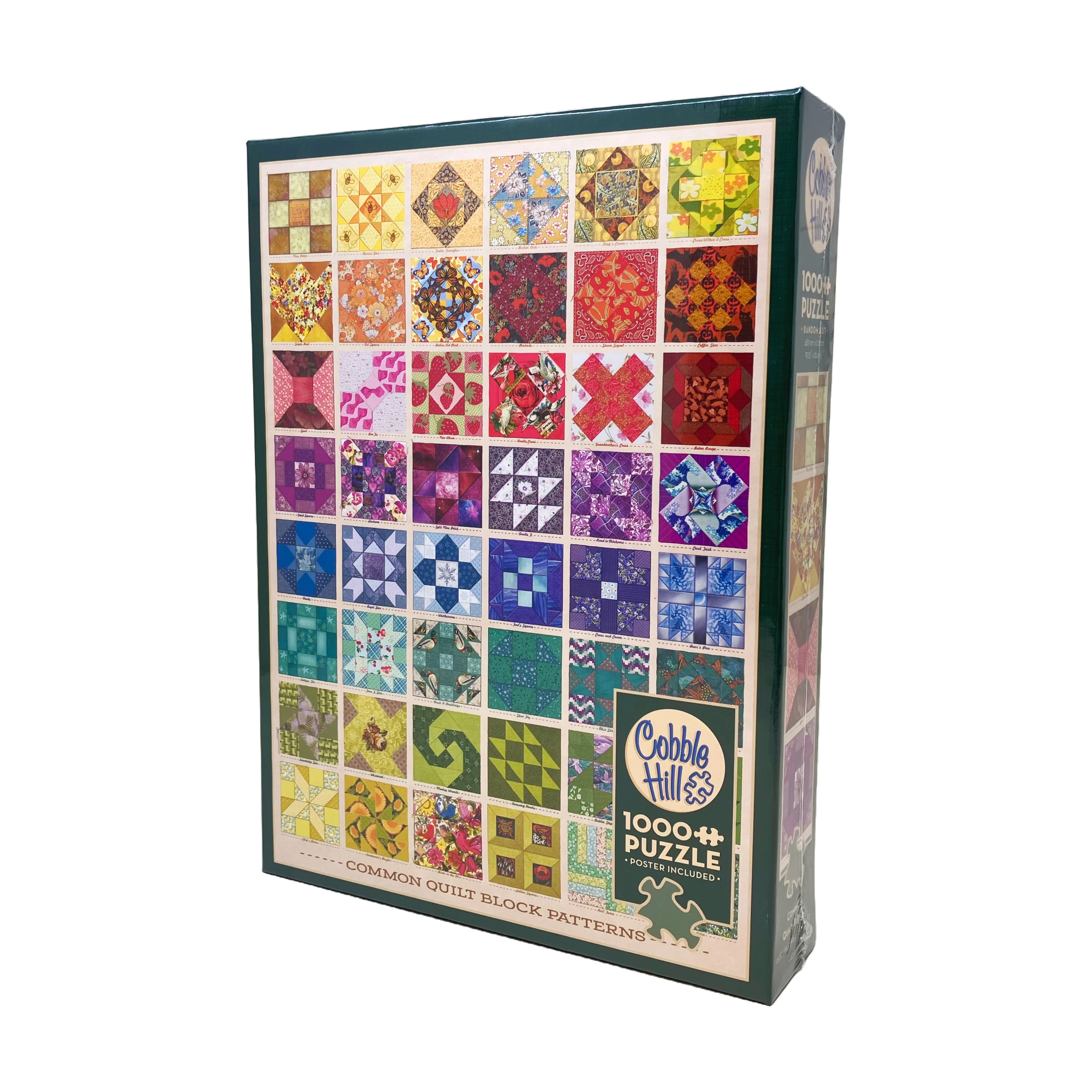 Cobble Hill Common Quilt Blocks Jigsaw Puzzle - 1000 pc - Image 2