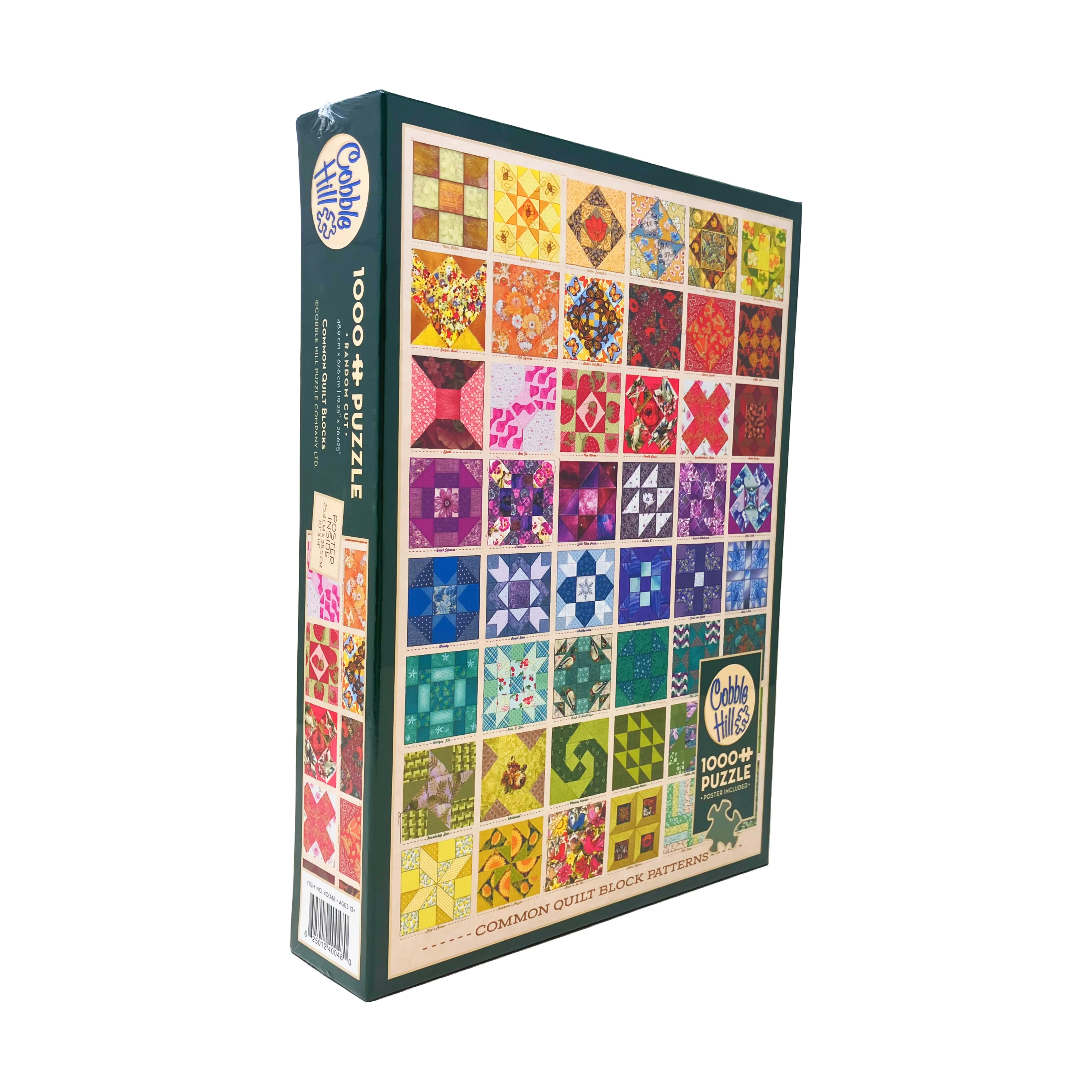 Cobble Hill Common Quilt Blocks Jigsaw Puzzle - 1000 pc - Image 3