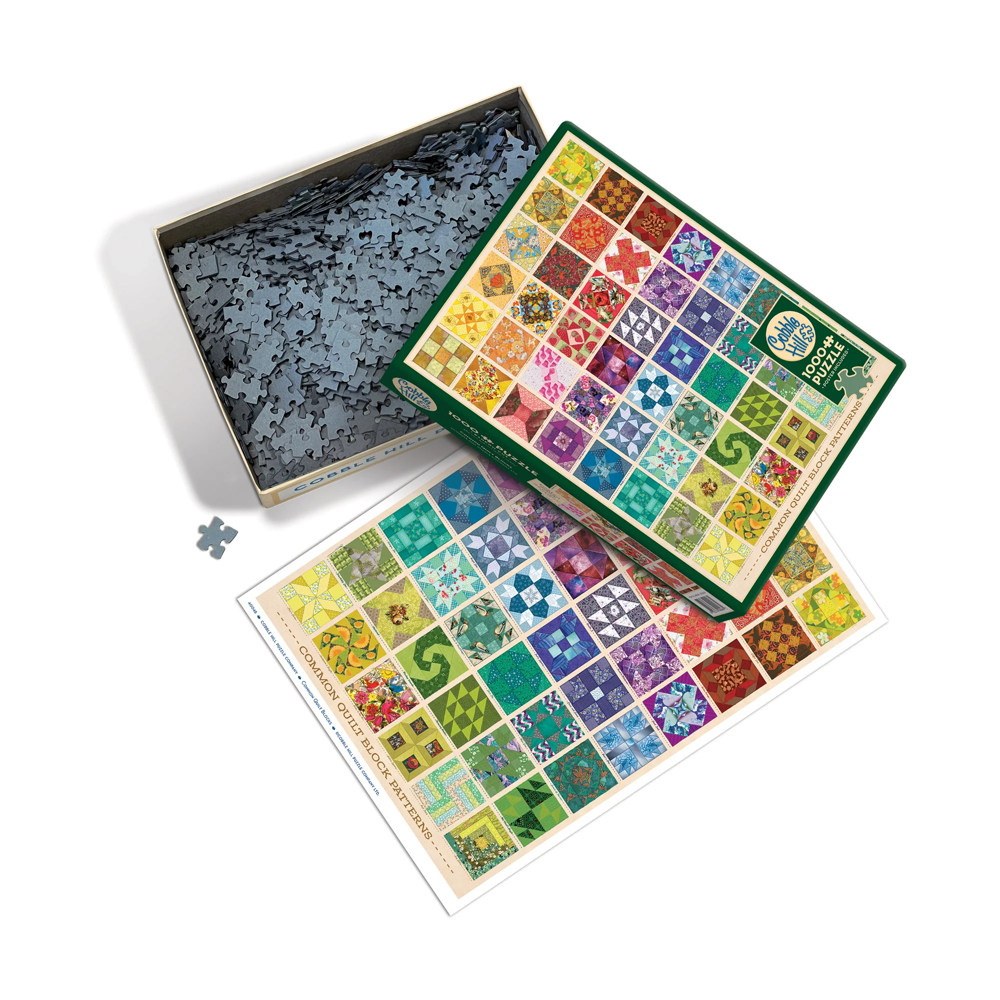 Cobble Hill Common Quilt Blocks Jigsaw Puzzle - 1000 pc - Image 5