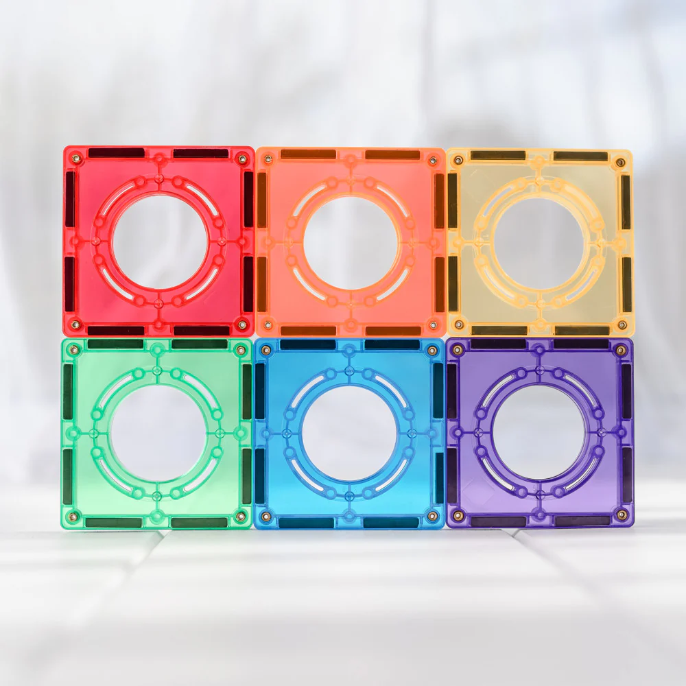 Connetix Magnetic Tiles 92-Piece Rainbow Ball Run Pack - Multicolor - Image 3