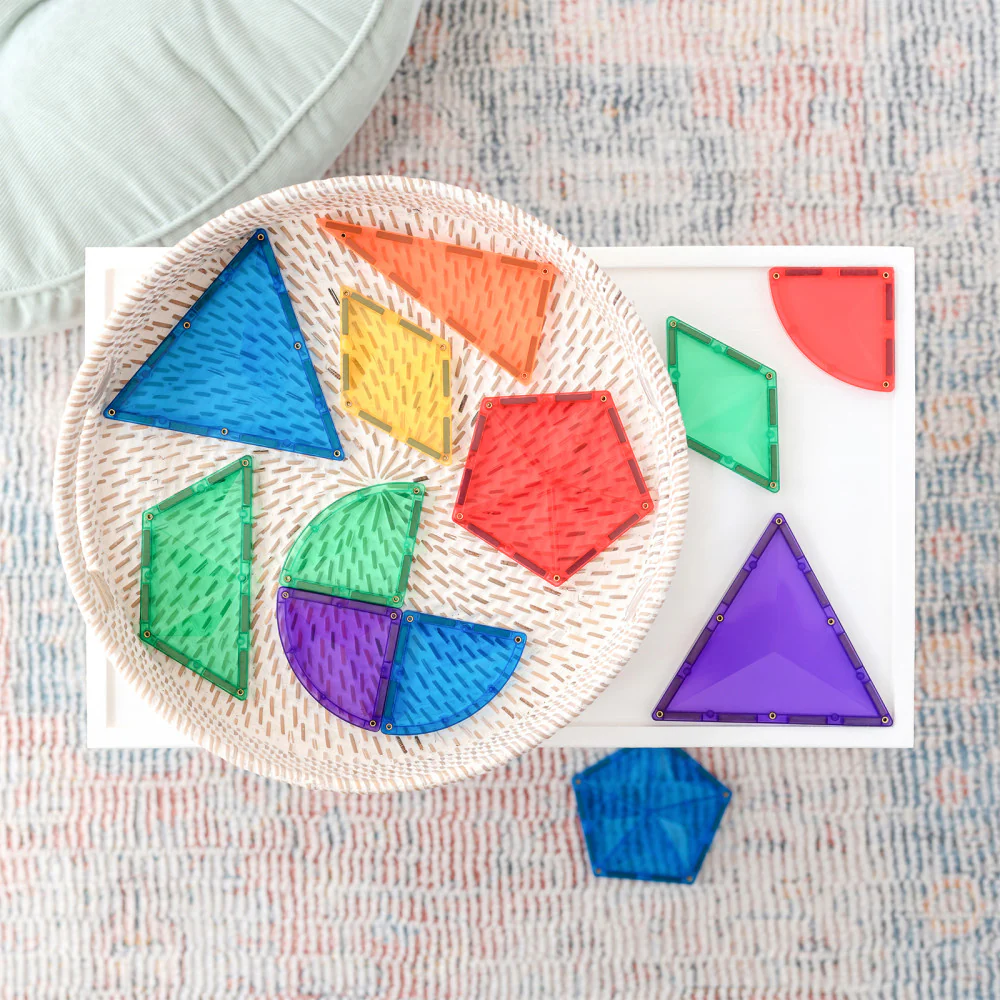 Connetix Magnetic Tiles Rainbow Shape Expansion Pack – 36 Piece Set - Image 3