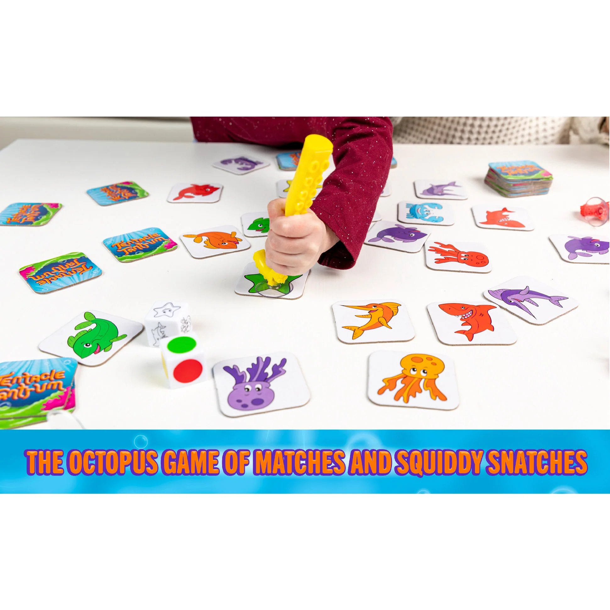 Continuum Games Tentacle Tantrum Color & Shape Matching Game - Image 3