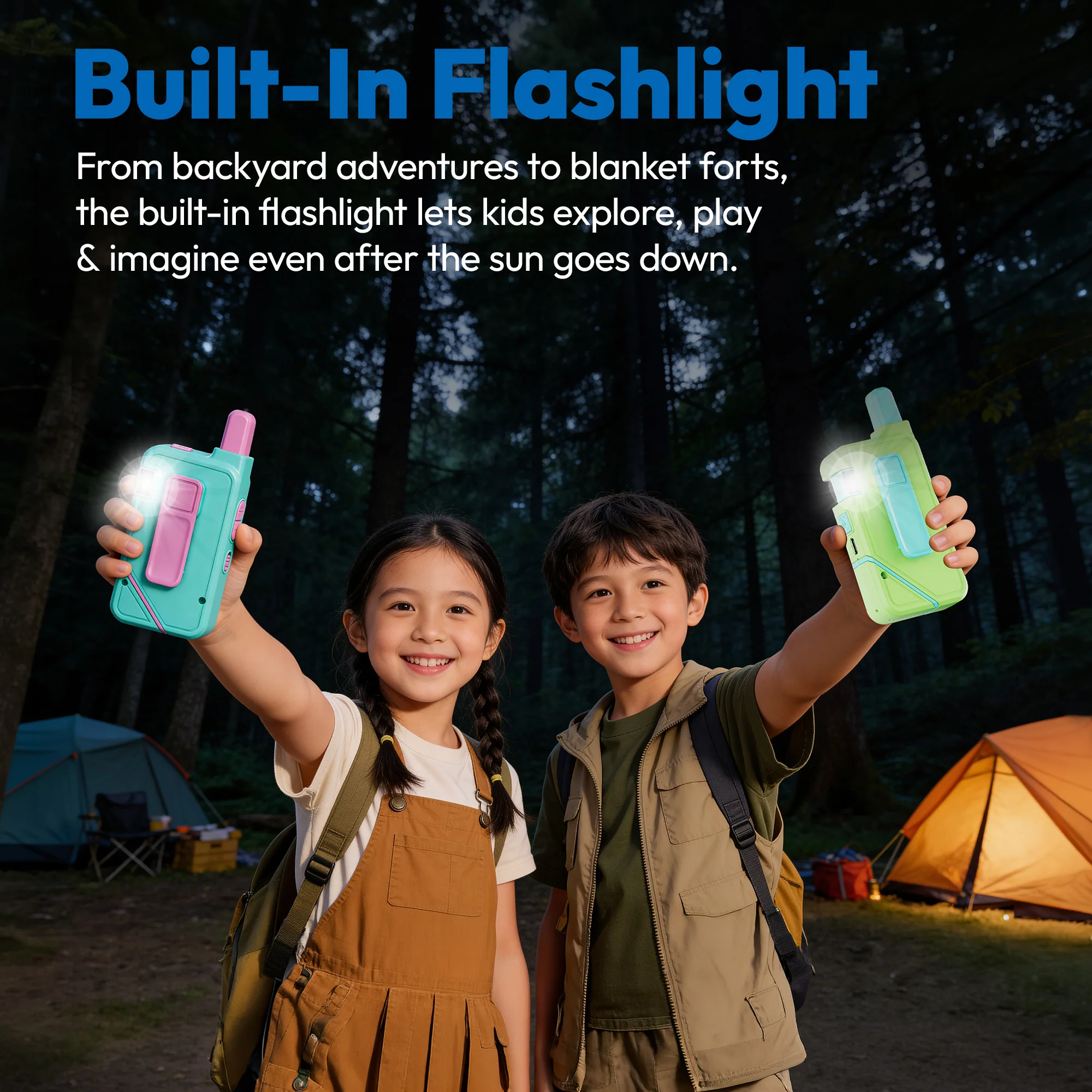 Contixo TK1 Kids Video Walkie Talkies 2-Pack With Camera & Voice Changer - Image 5