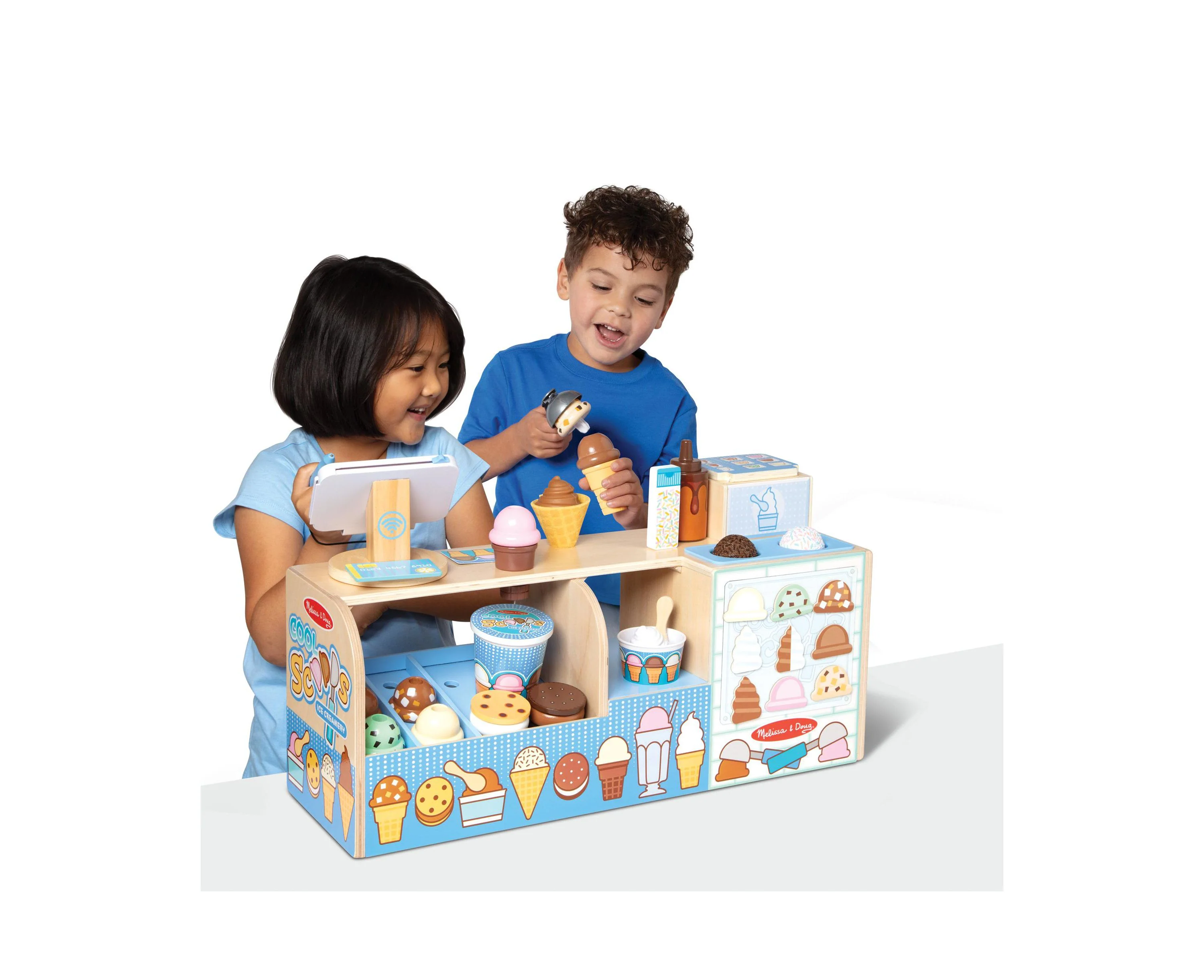 Melissa & Doug Cool Scoops Ice Cream Playset - Image 3