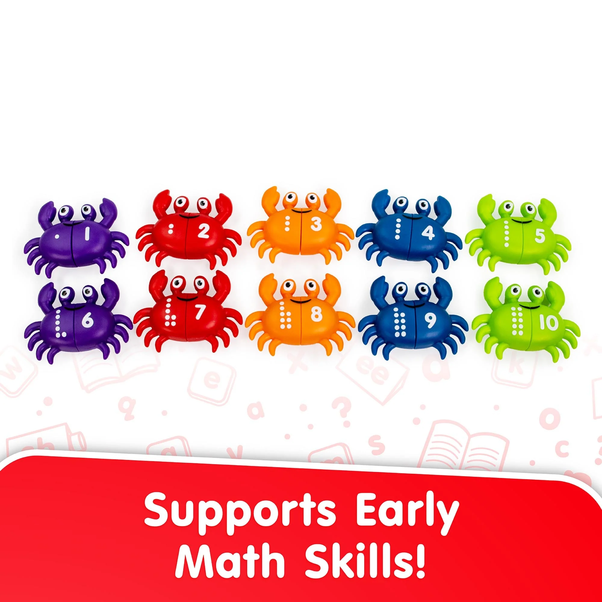 Counting Crabs Hands-On Math Learning Game With Double-Sided Number Matching - Image 3