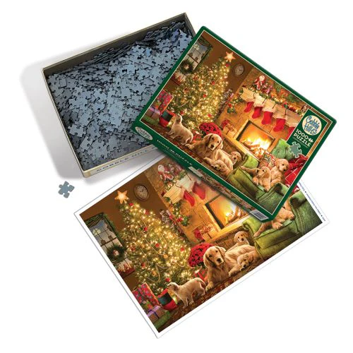 Cobble Hill Cozy Fireplace Christmas Jigsaw Puzzle - 1000 pc - Image 4