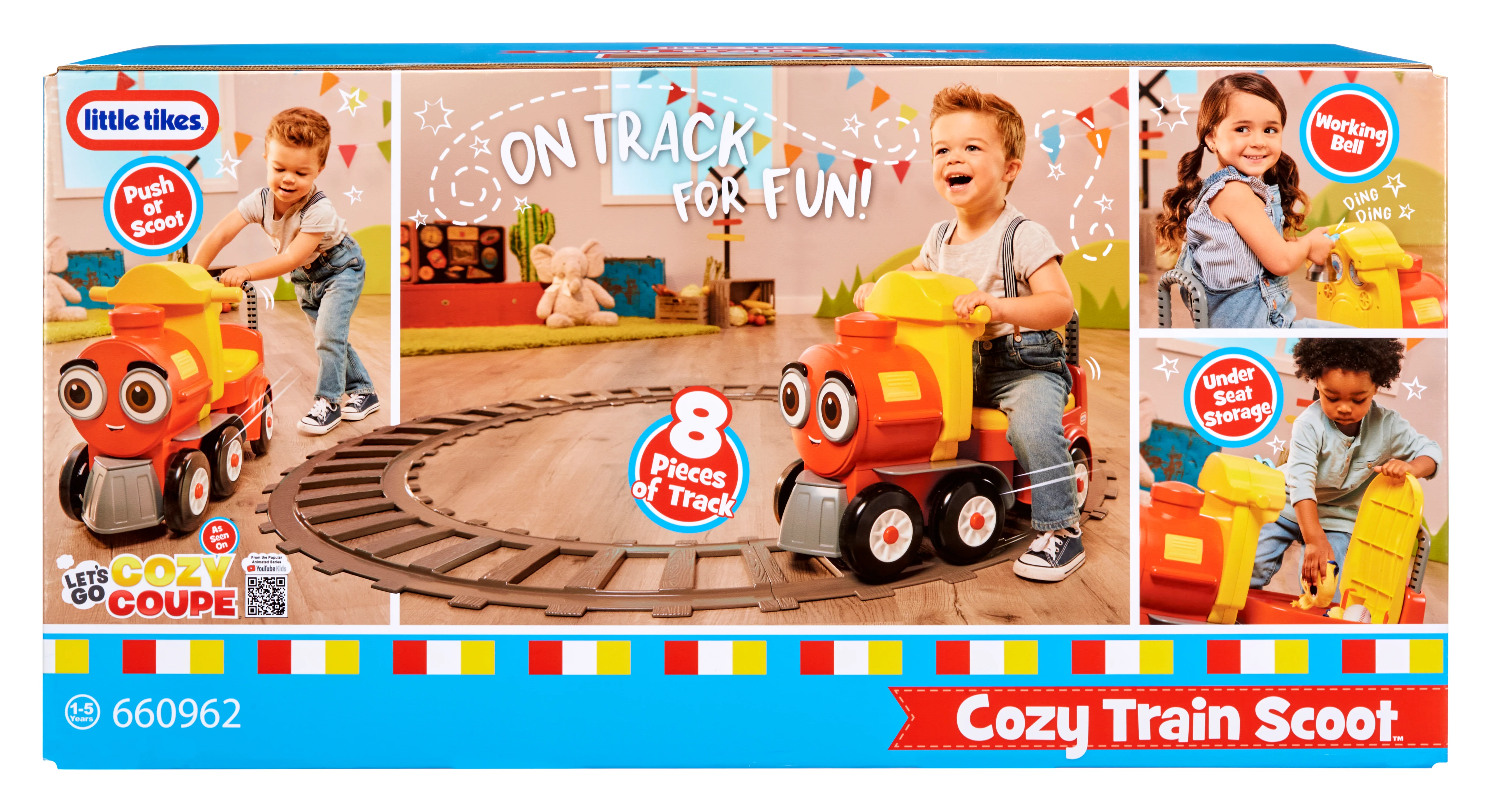 Adventure Express Cozy Train Scoot - Complete Railroad Journey - Image 4