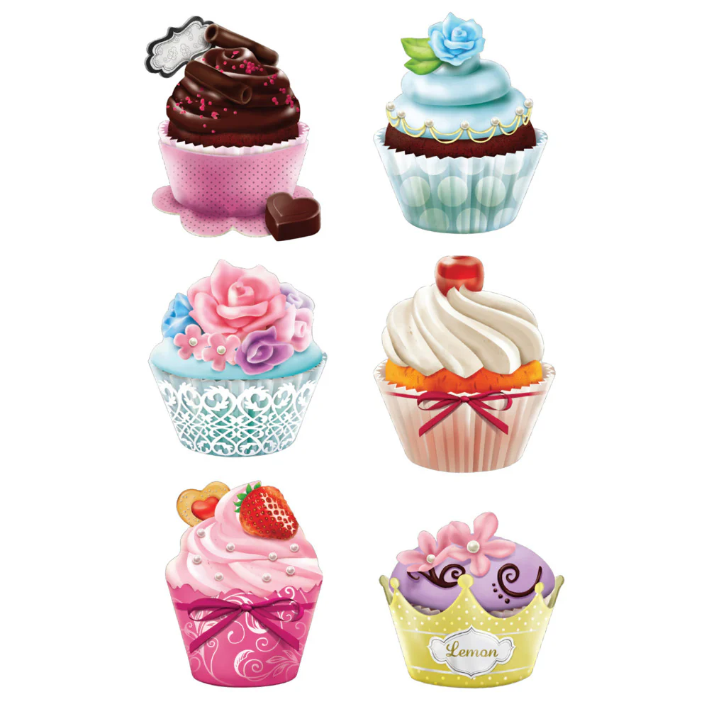 Cra-Z-Art Colorful Cupcakes 12-Pack Jigsaw Puzzle - 500 pc - Image 7