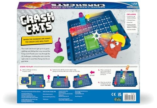 Crash Cats Logic Game by ThinkFun - Single Player Puzzle - Image 2
