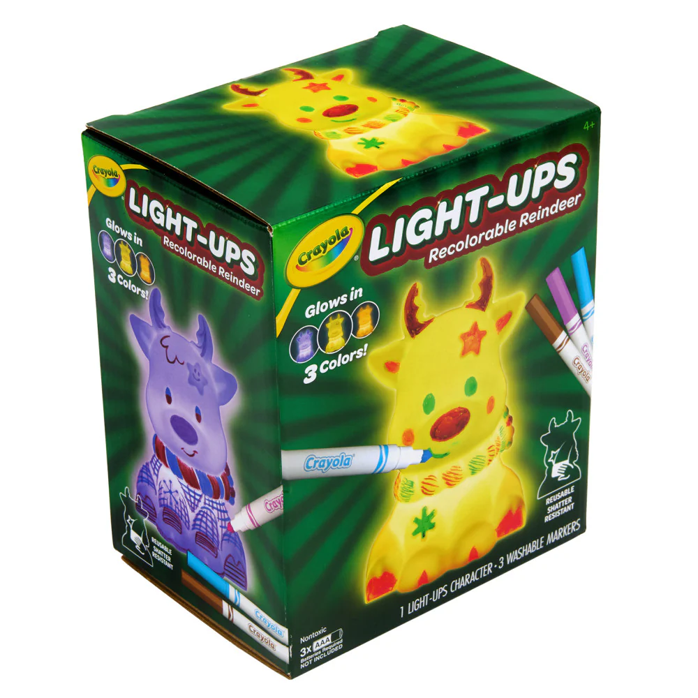 Crayola Light-Up Reindeer Creative Coloring Kit - Multicolor - Image 2