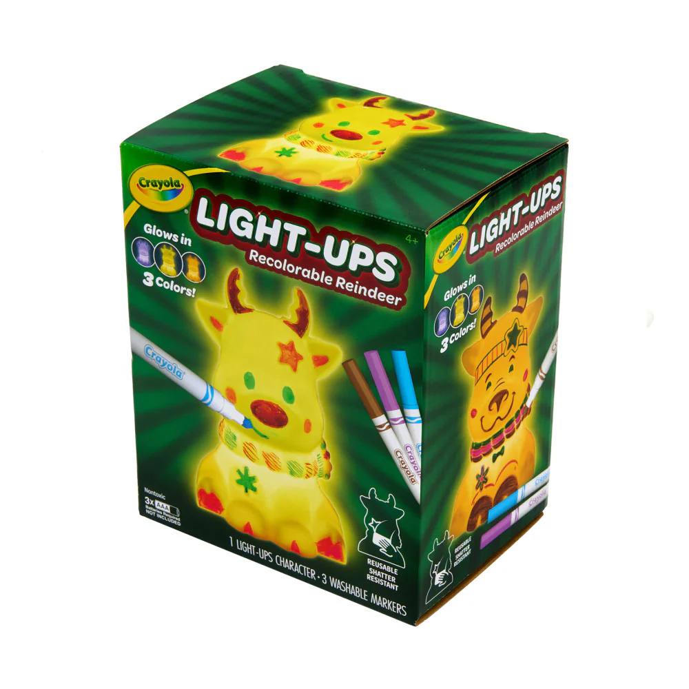 Crayola Light-Up Reindeer Creative Coloring Kit - Multicolor - Image 4