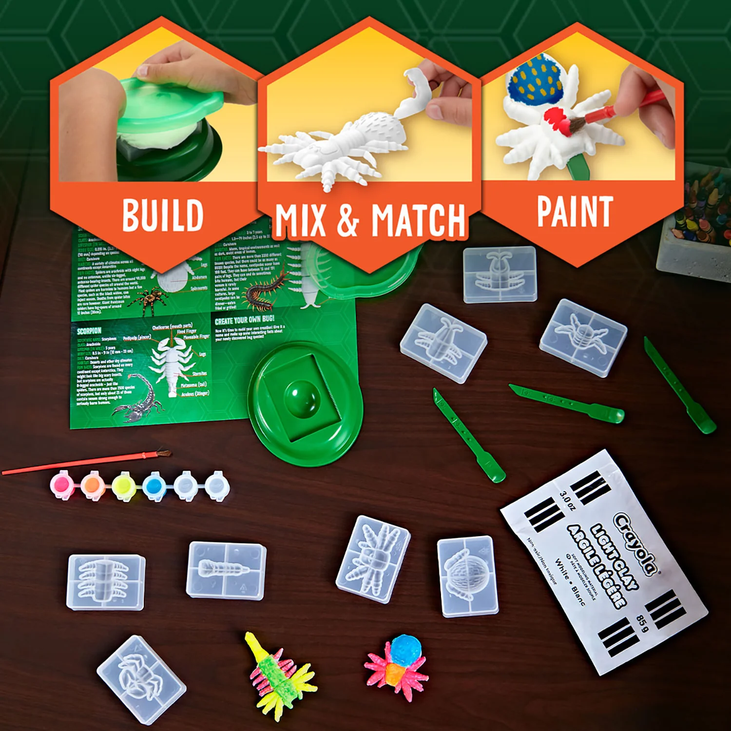 Crayola Critter Creator Glow Bugs Art Kit - Image 3