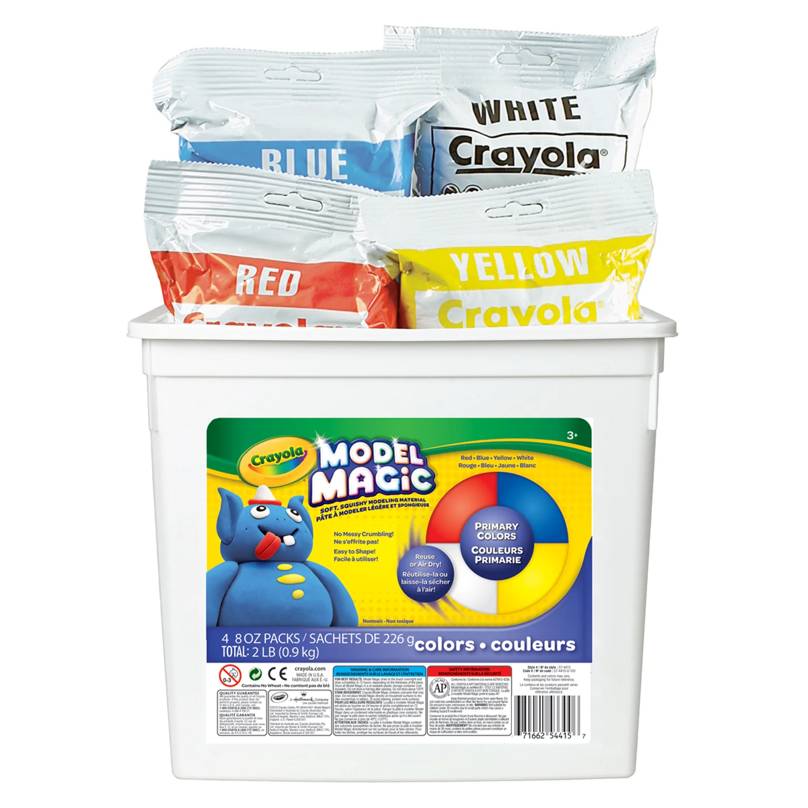 Crayola® Model Magic® Modeling Compound, Assorted Colors, 2 lb. Tub - Image 2
