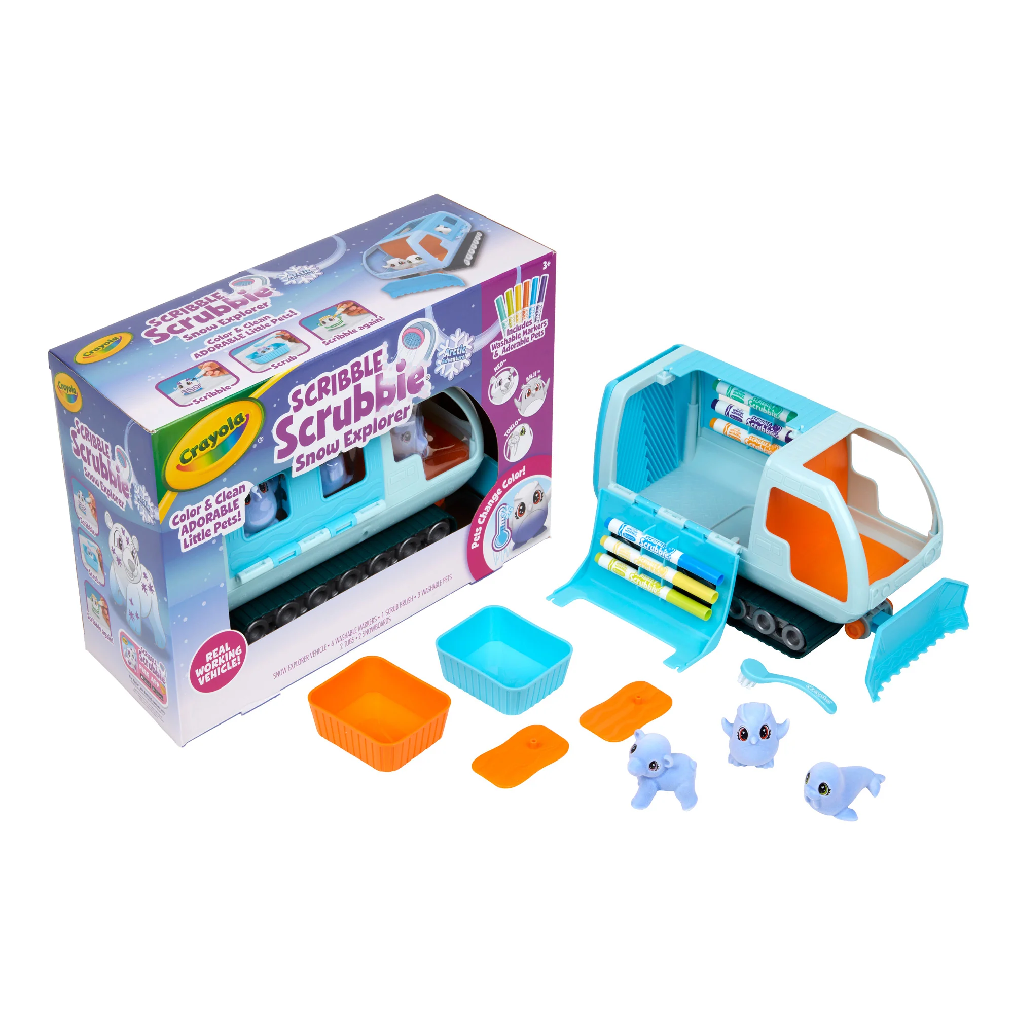 Crayola Scribble Scrubbie Pets Arctic Snow Explorer Set - Image 2