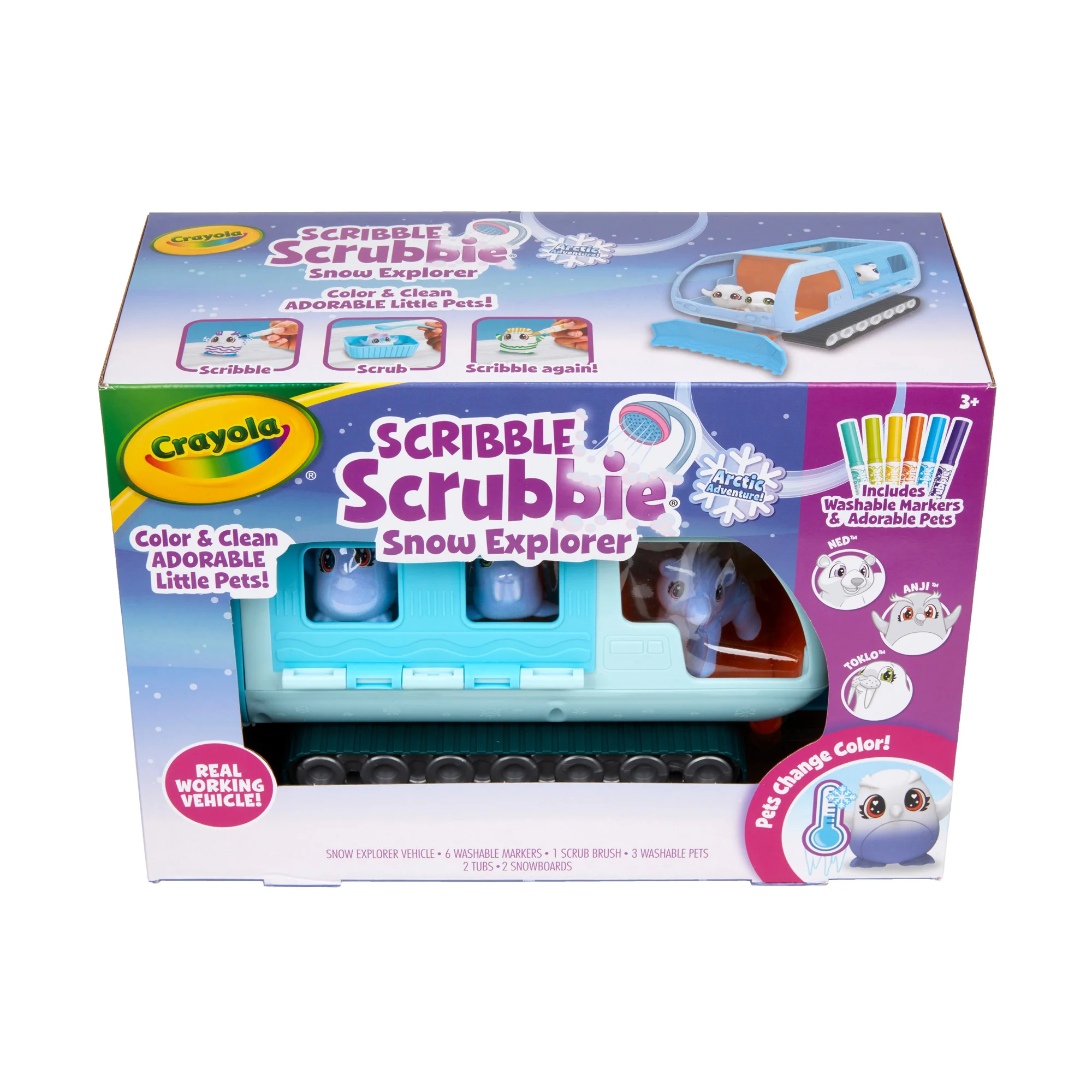 Crayola Scribble Scrubbie Pets Arctic Snow Explorer Set - Image 4
