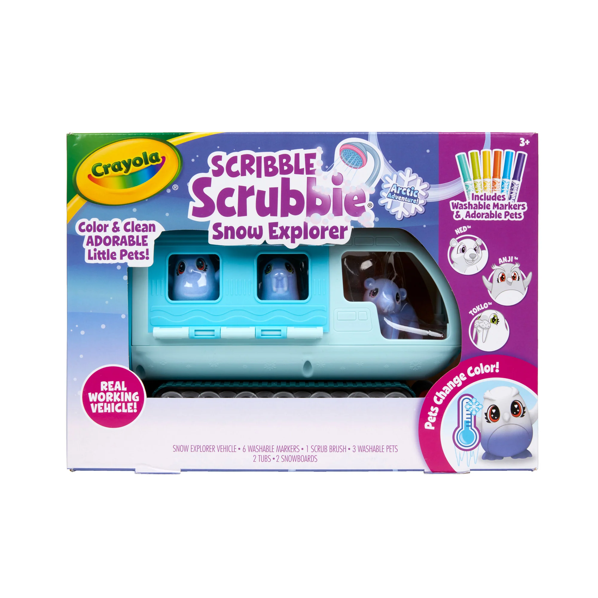 Crayola Scribble Scrubbie Pets Arctic Snow Explorer Set - Image 6