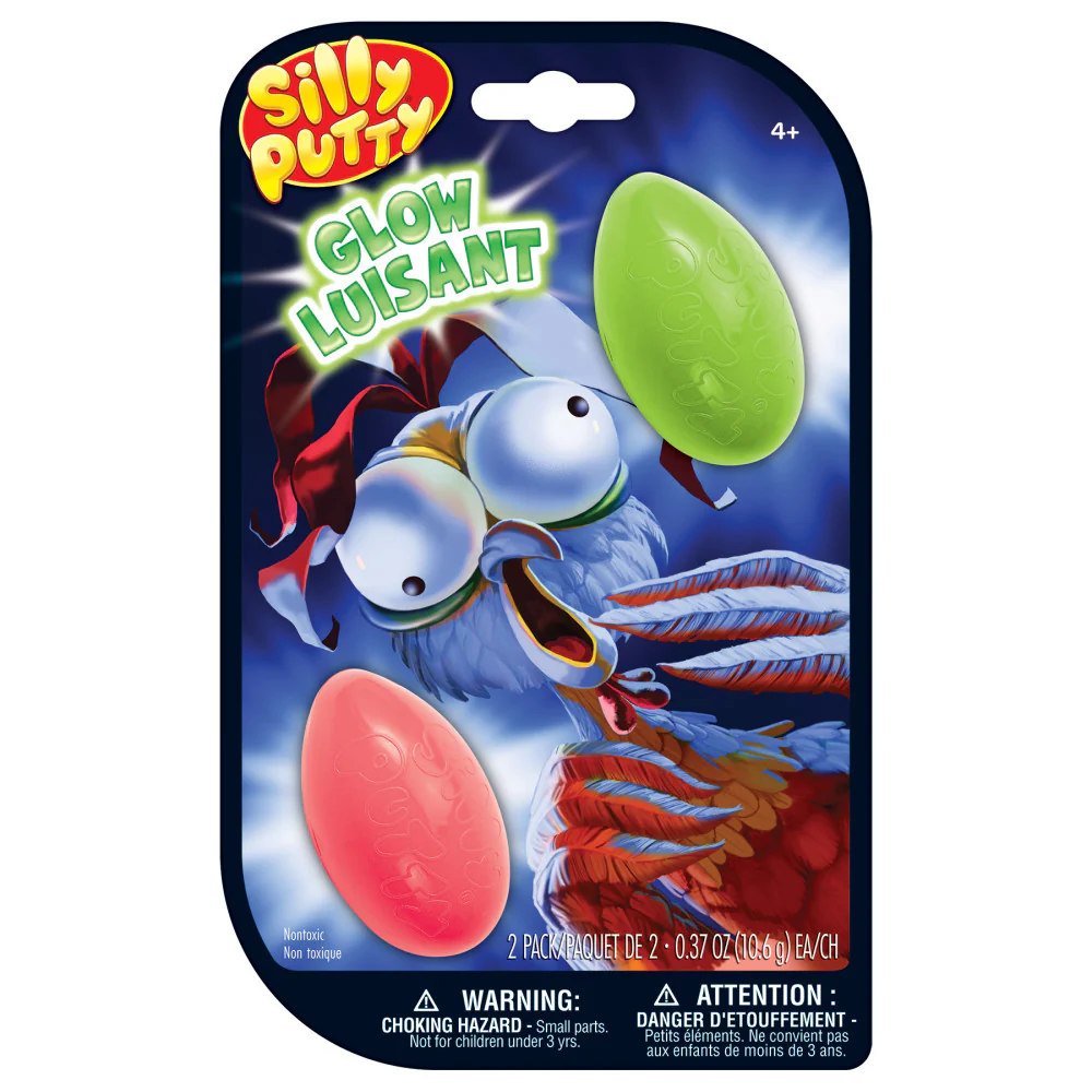 Crayola Silly Putty Glow Assorted Eggs - 8-Pack - Image 2