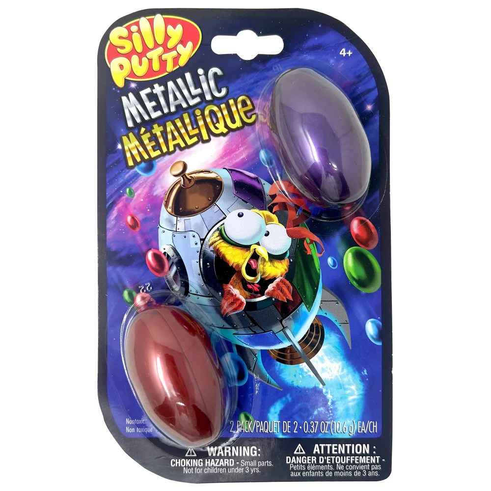 Crayola Silly Putty Metallic Eggs - Assorted Colors, 8 Pack - Image 4