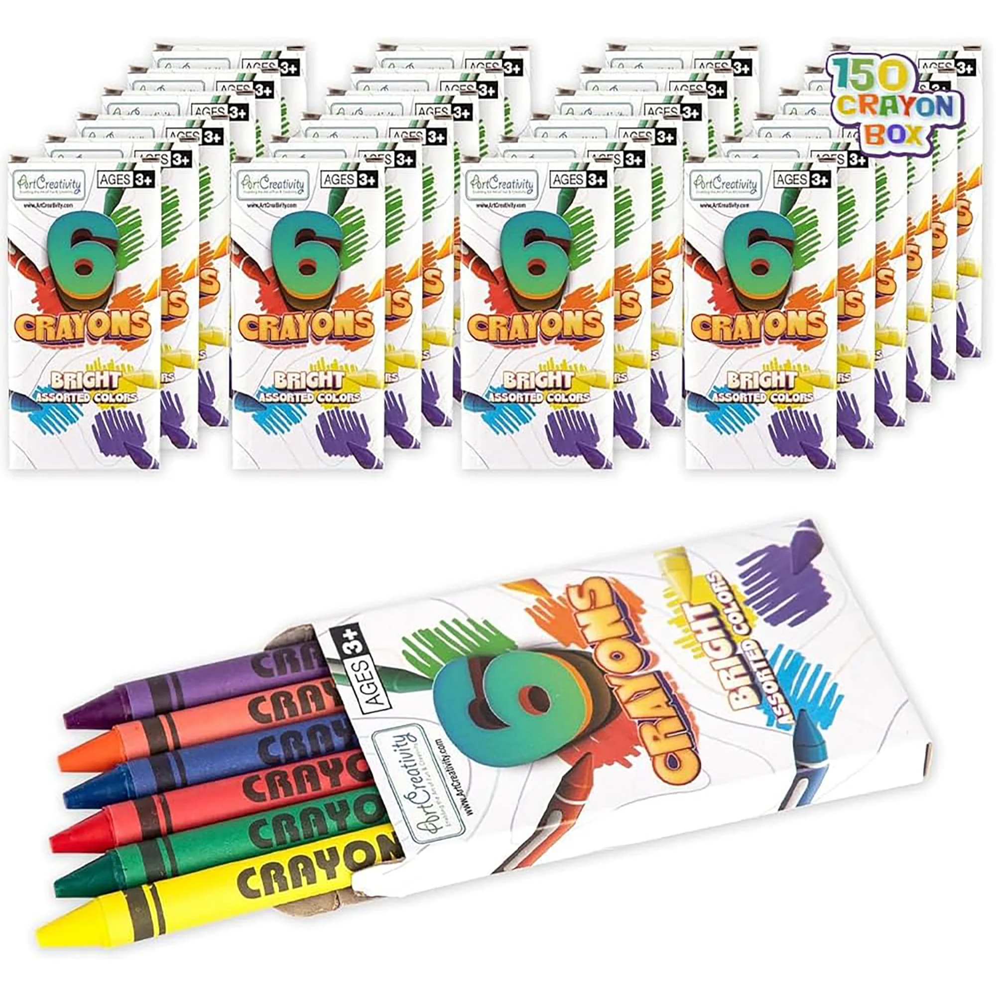Crayon Bulk Set: 150 Packs